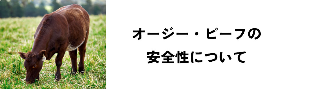 オージー・ビーフの安全性について