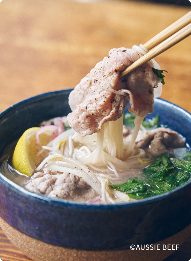 牛肉のフォー風そうめん
