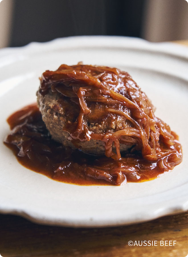 濃厚ビーフハンバーグ